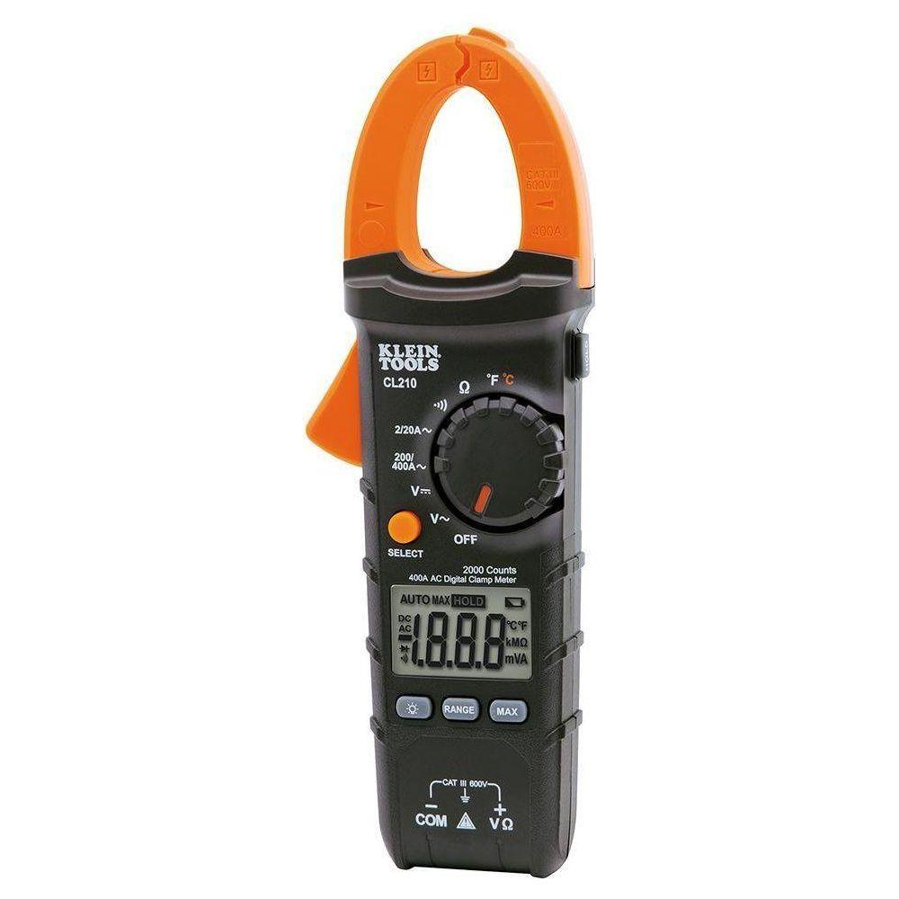Klein CL210 Digital Clamp Meter / Tester - Goldpeak Tools PH Klein Klein CL210 Digital Clamp Meter / Tester - Goldpeak Tools PH Klein